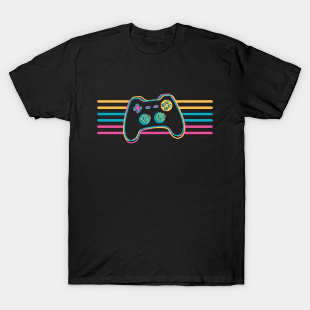 Retro Vintage Gamer Gift T-Shirt by LR_Collections